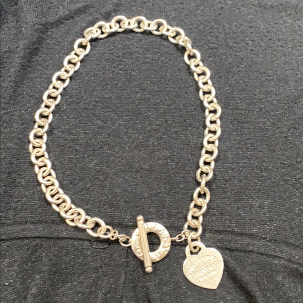 Tiffany & Company silver toggle necklace